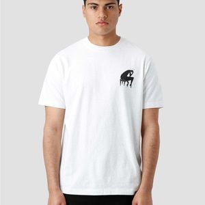 Parra Backwards T-Shirt in Ash Grey